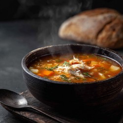 Soupe de crabes bleus